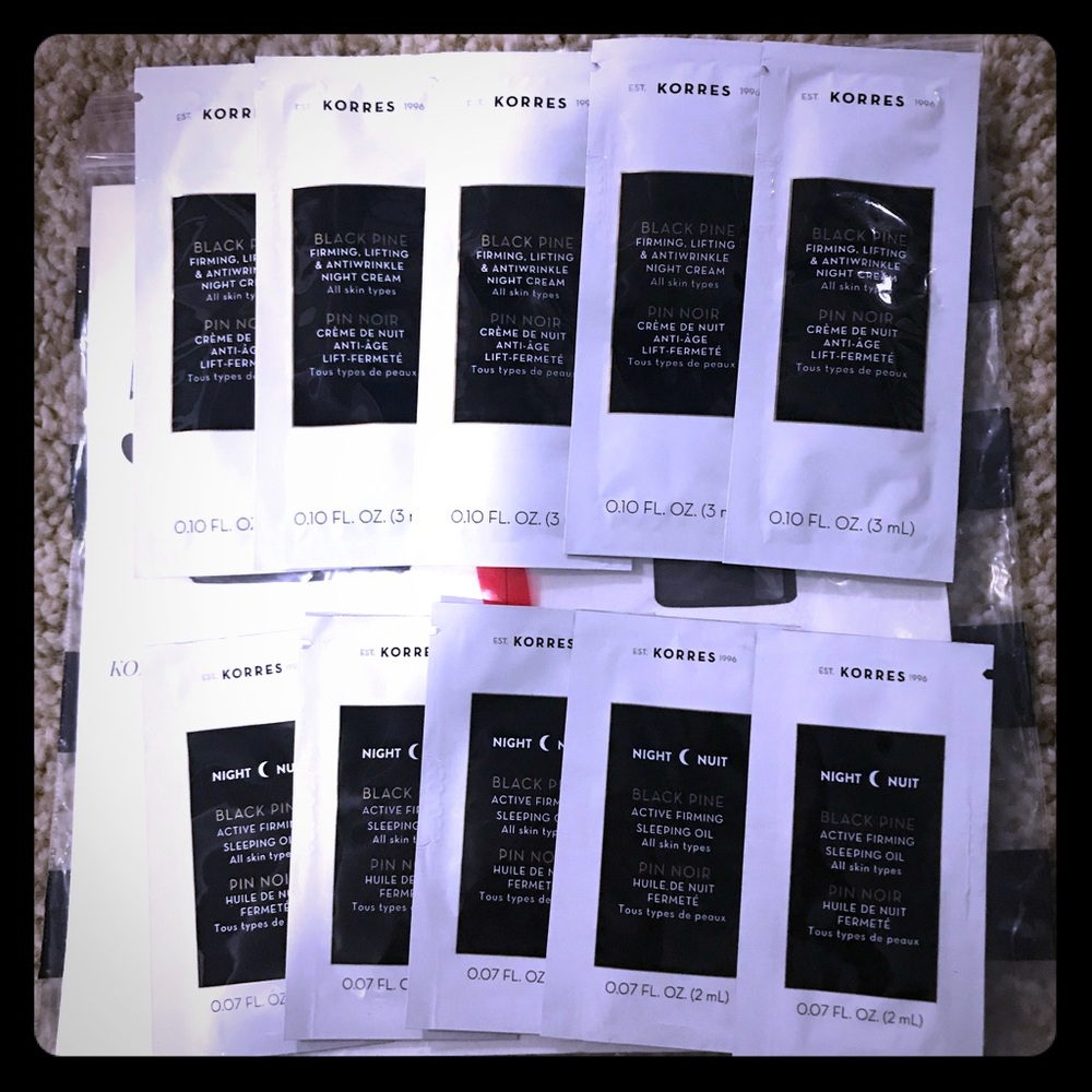 Korres Black Pine Anti Age Night Cream & Sleep Oil